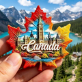 Canadian Maple Resin Fridge Magnet