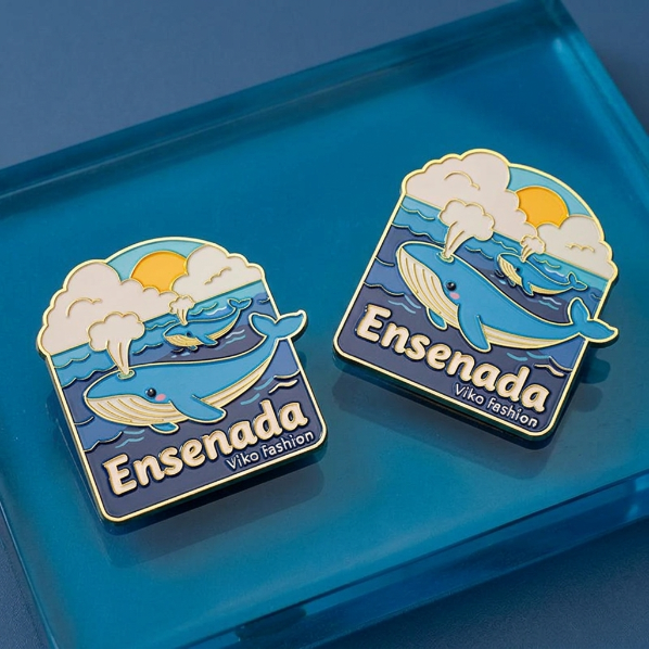 Whale Metal Travel Souvenir Magnet