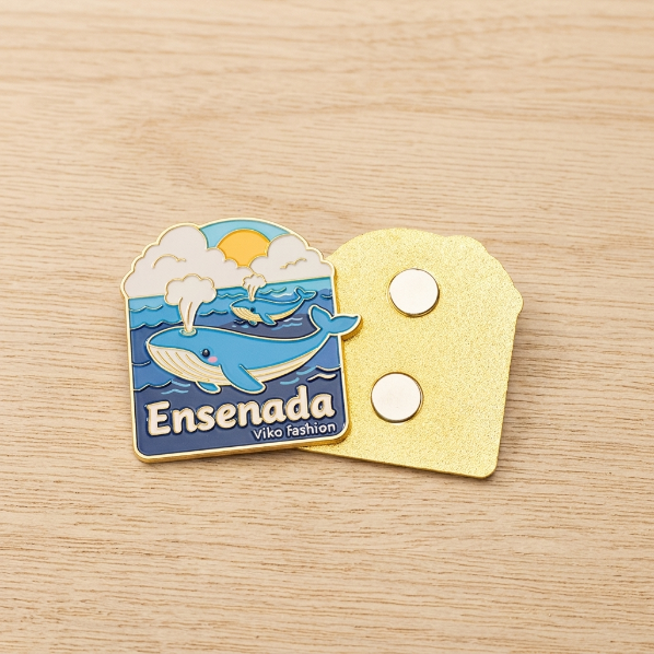 Whale Metal Travel Souvenir Magnet